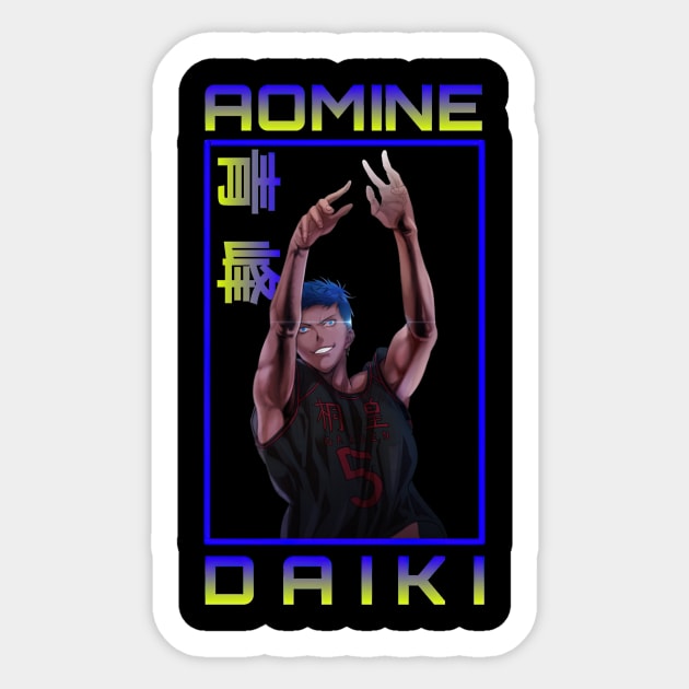 Aomine Daiki Kuroko No Basket Sticker by HammiltenJohn